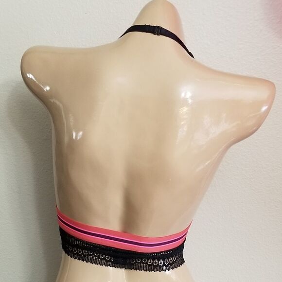 Victoria's Secret Black High Neck Bralette - Picture 2 of 8